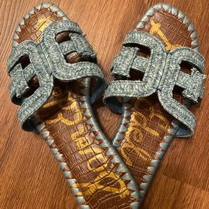 Sam Edelman Blue Sandals Size 6.5